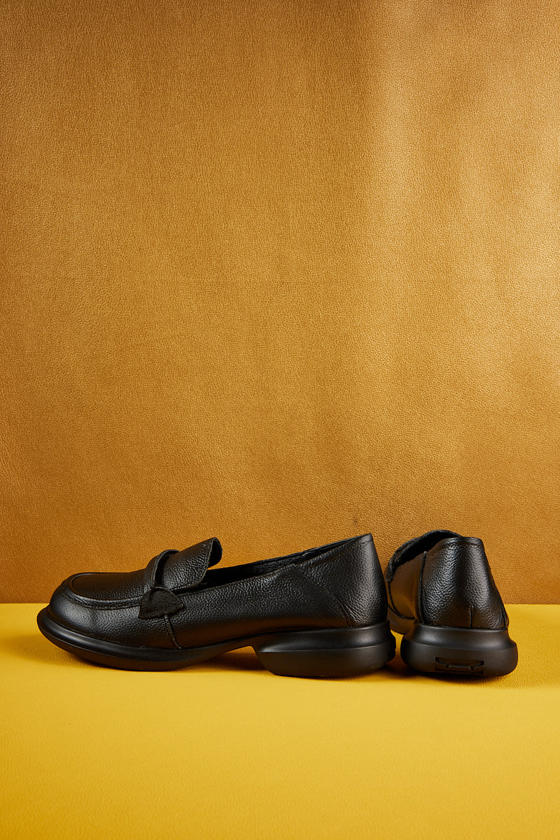 Simple Your Way Leather Loafer - Black
