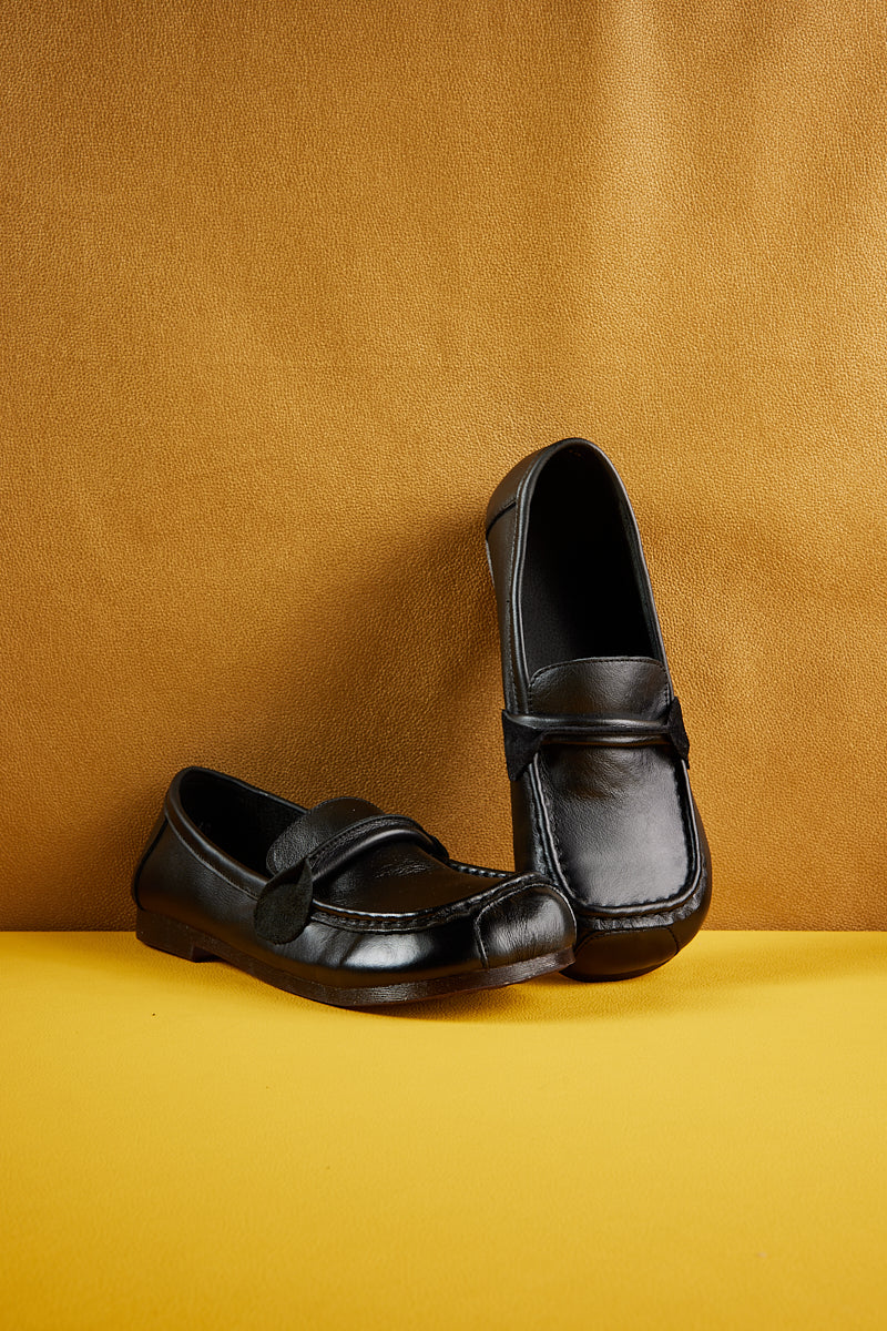 Serious Leisure Leather Loafer - Black