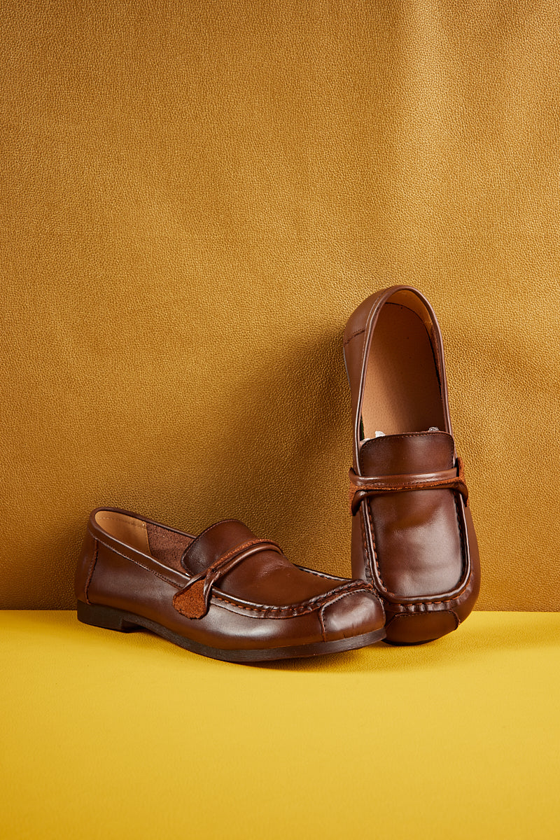 Serious Leisure Leather Loafer - Brown
