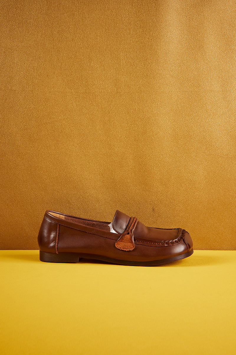 Serious Leisure Leather Loafer - Brown