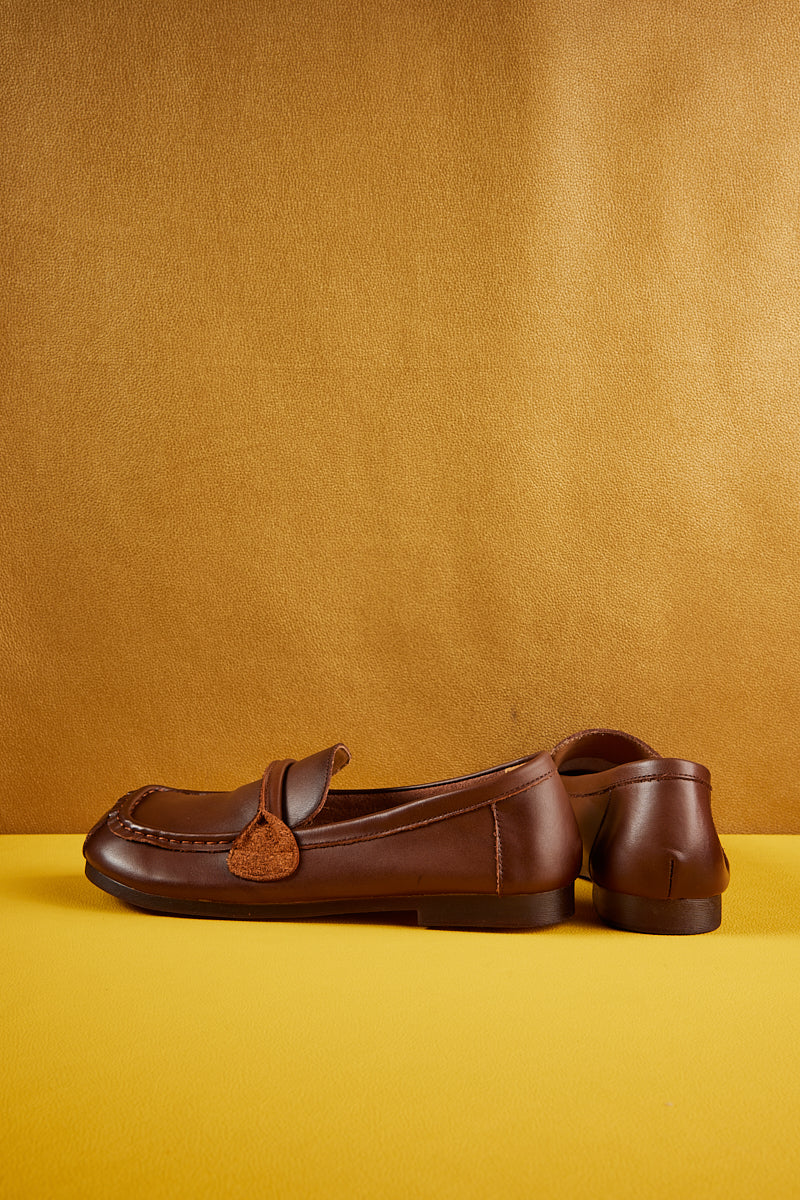 Serious Leisure Leather Loafer - Brown