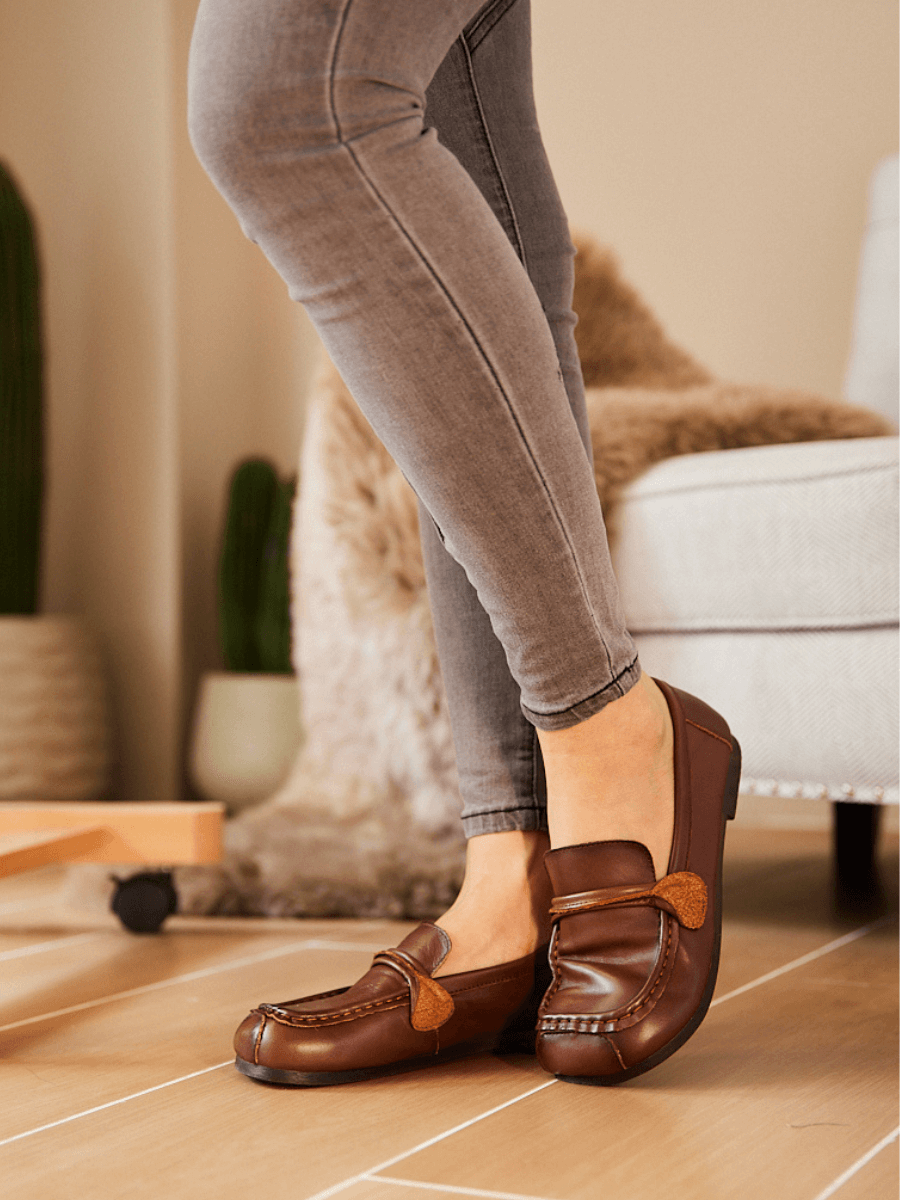 Serious Leisure Leather Loafer - Brown