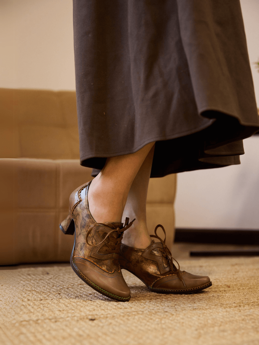 Charlotte Lady Leather Oxford