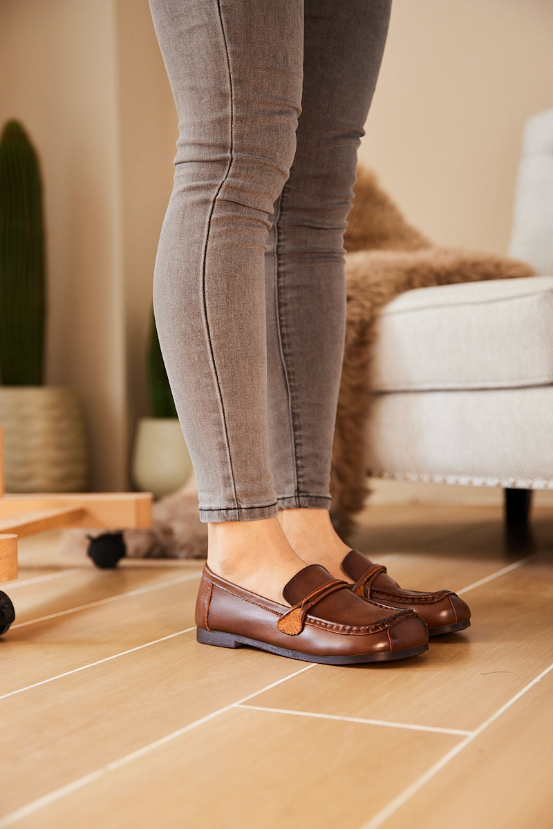 Serious Leisure Leather Loafer - Brown