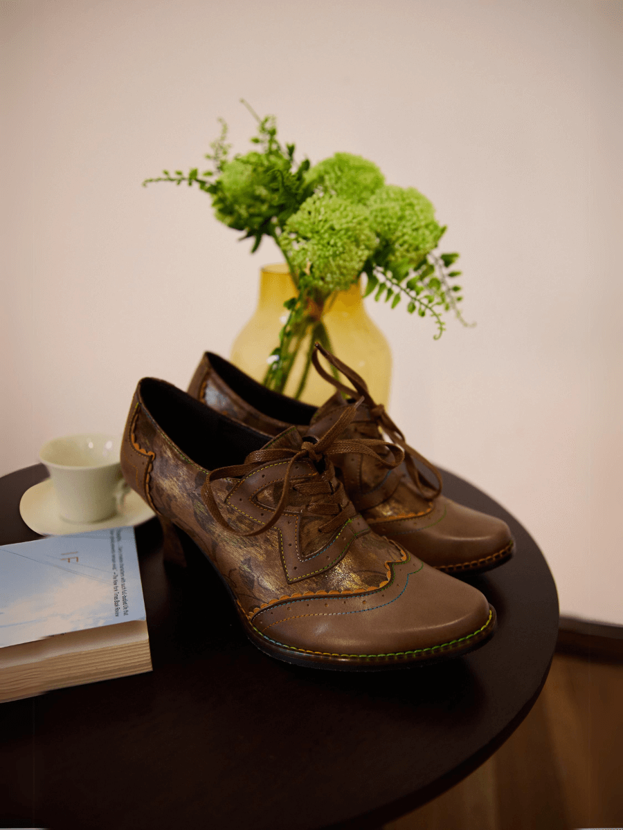 Charlotte Lady Leather Oxford