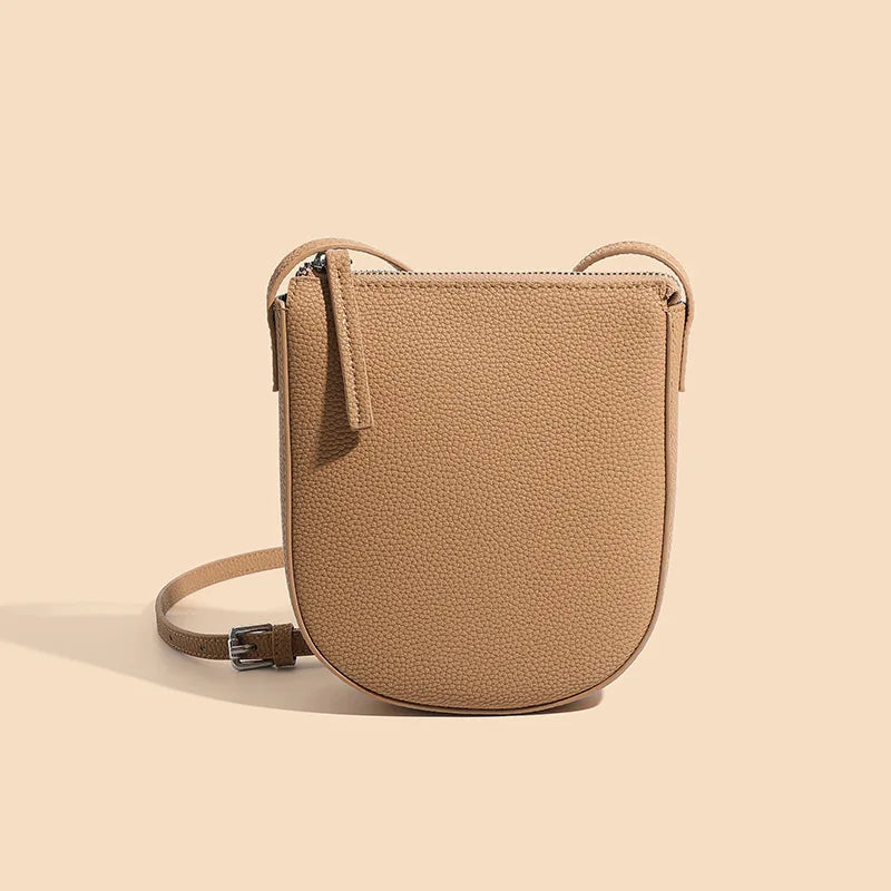 Women's Genuine Leather Messenger Phone Bag
