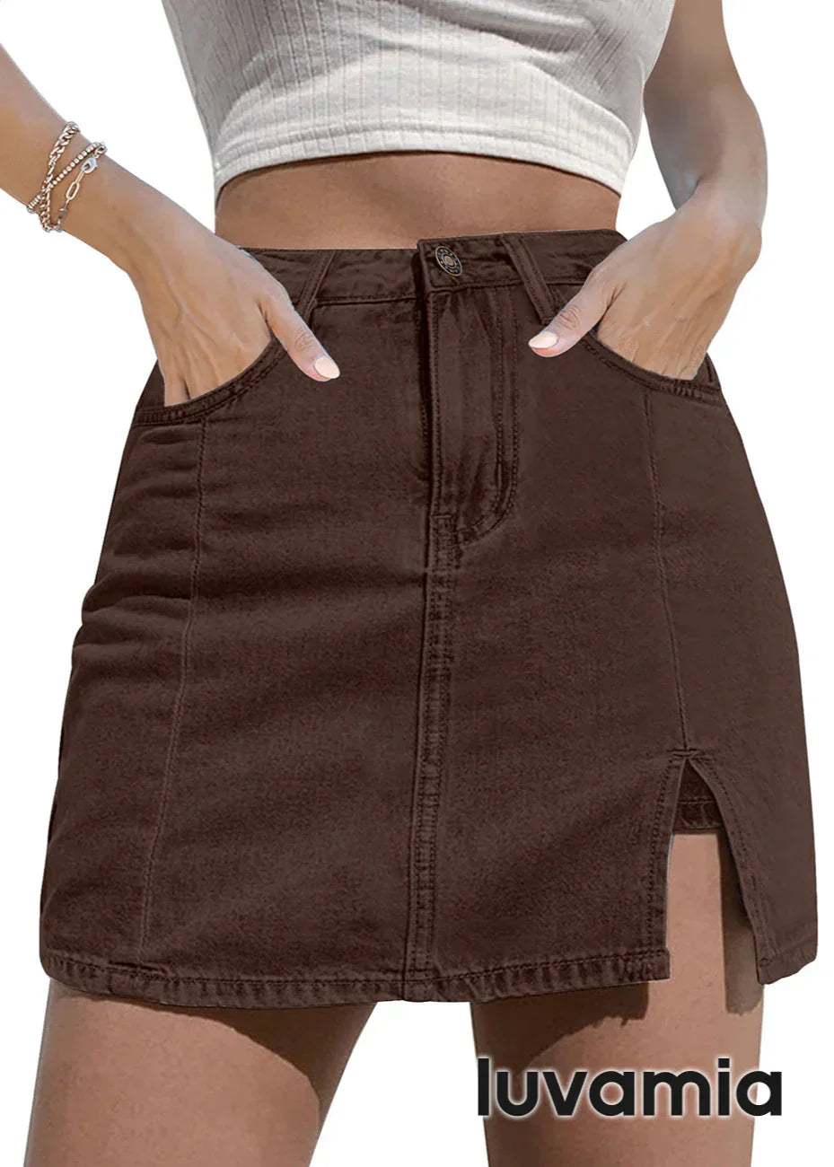 EffortlessChic Denim Skort + Own Every Moment, Confidently - 50% OFF