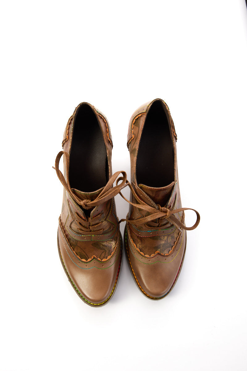 Charlotte Lady Leather Oxford