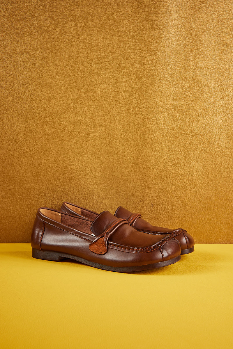 Serious Leisure Leather Loafer - Brown