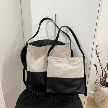 PU Large Capacity Mother Daughter Bag