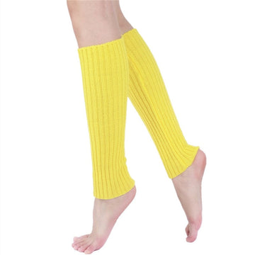 Solid Color Knitted Layering Socks