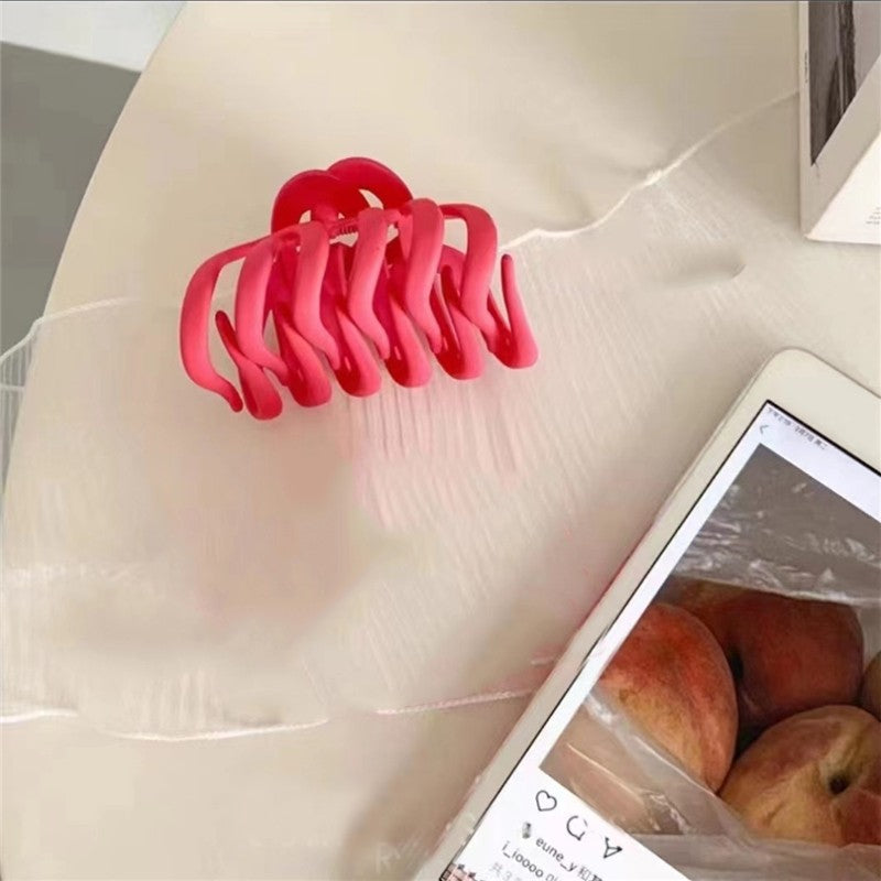 Simple Solid Color Claw Clip