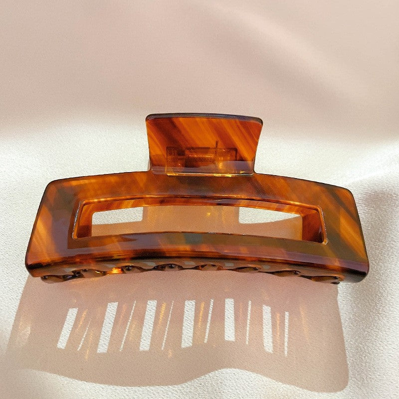 Large Cut-Out Rectangle Hair Claw Clip
