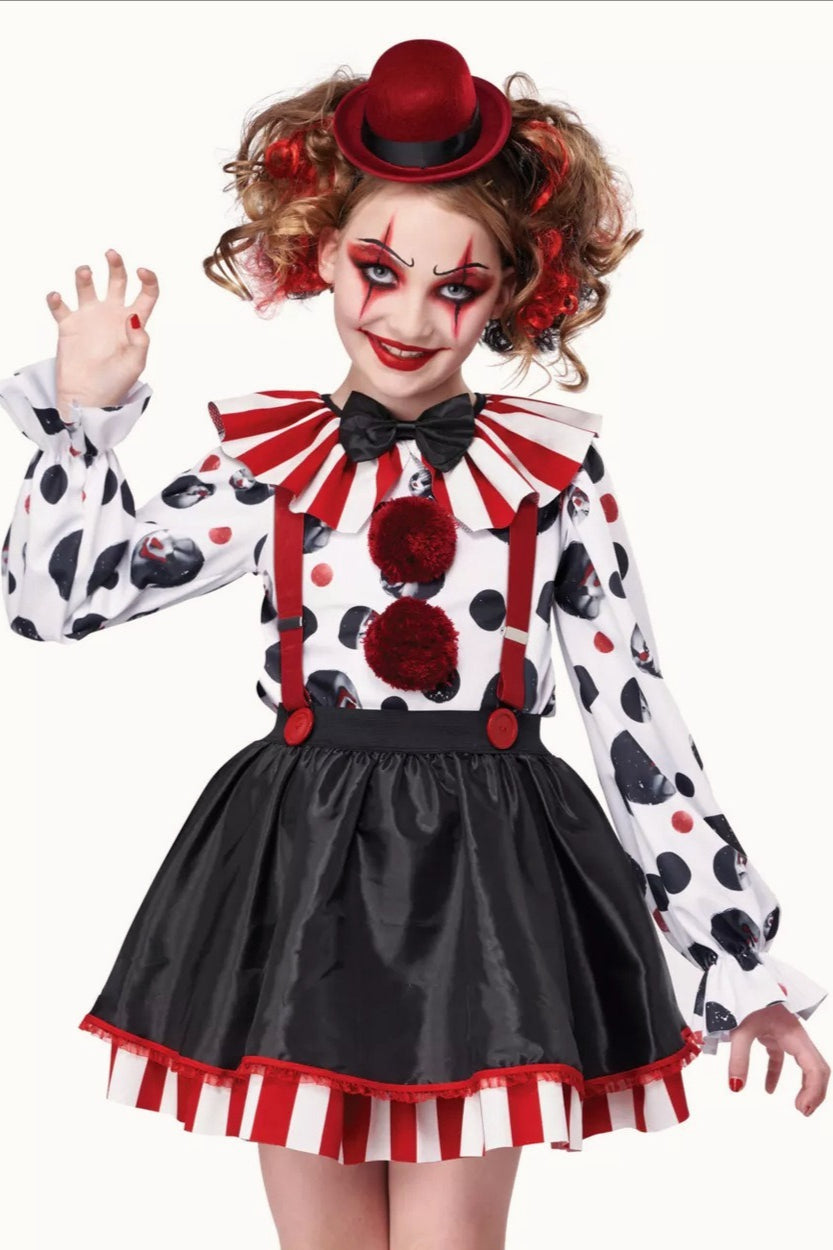 Clown Outfit Kid Halloween Costume