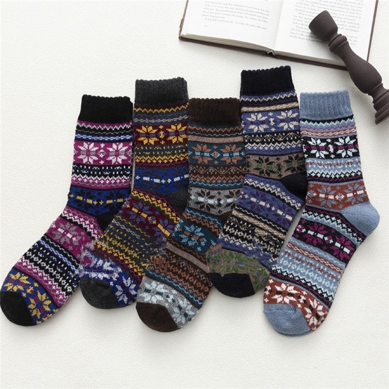 Thick Comfy Soft Breathable Warm Sock(A Set Of Five Pairs)