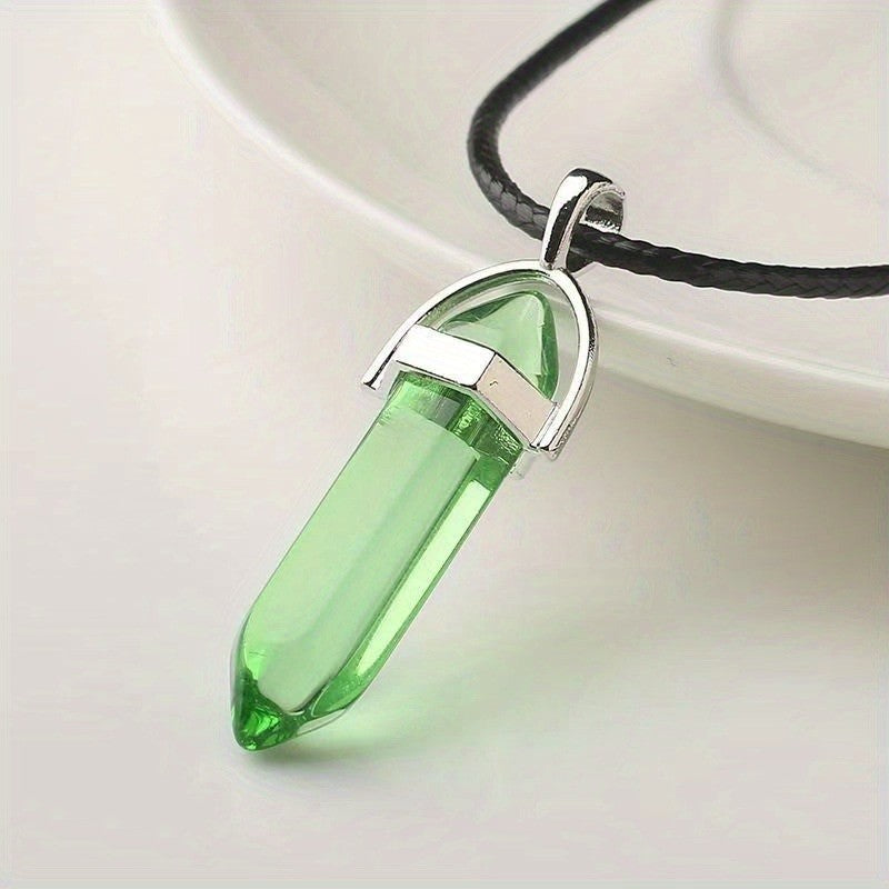 Hexagonal Pendant Necklace
