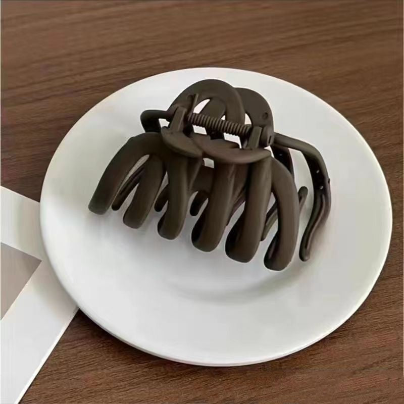 Simple Solid Color Claw Clip
