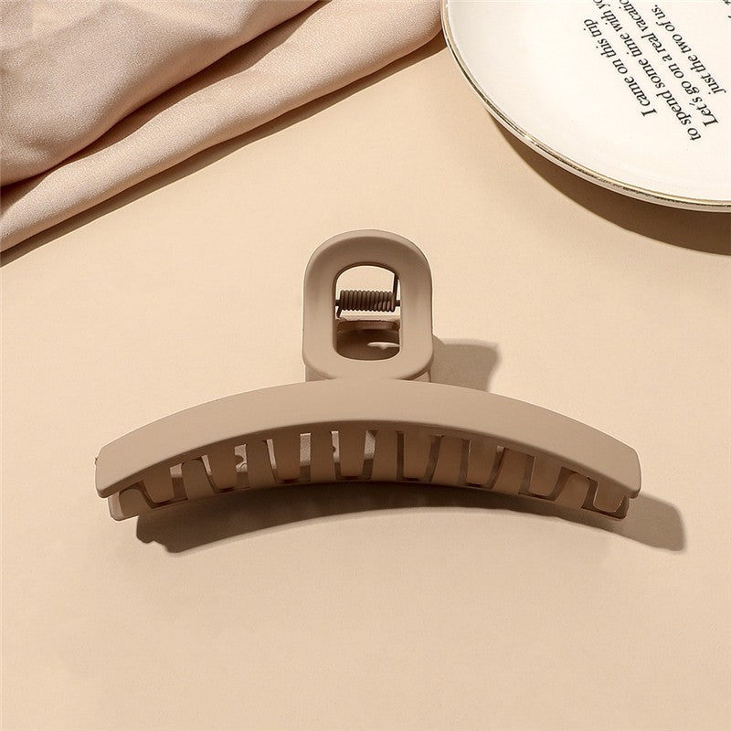 Fashion Solid Matte Hair Claw Clip
