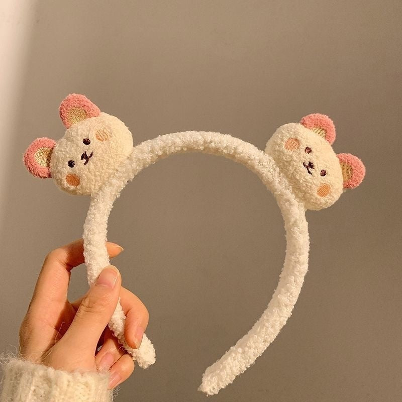 Funny Cute Cartoon Homewear Face Wash Headband Hair Band