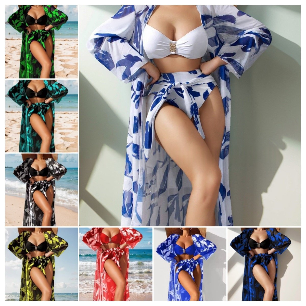 Women's Bikini Set High Waist Swimwear Two Piece
