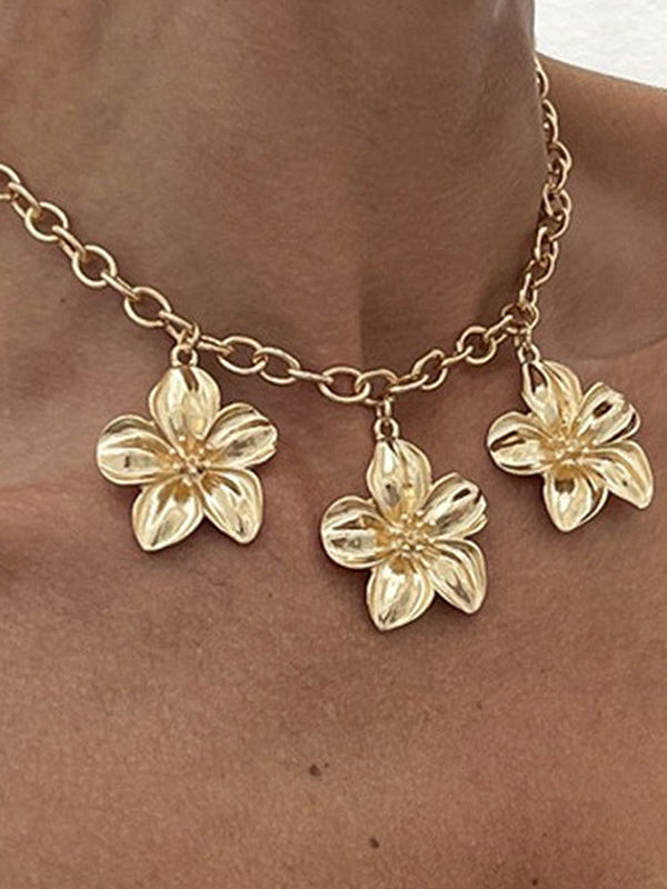 Flower Shape Necklaces Accessories