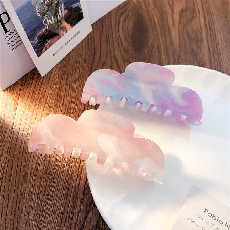 Acrylic Sweet Gradient Hair Claw Clip