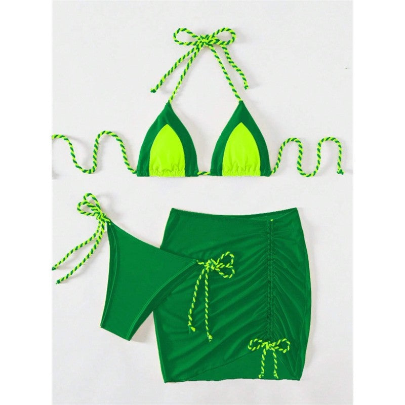 Sexy Bikini Swimsuit Set For Women, 3-Piece, Wholesale