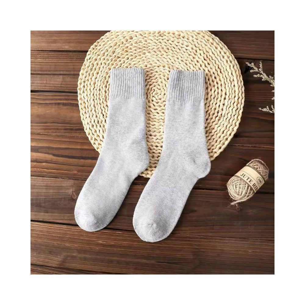 Solid Color Thickened Unisex Warm Socks