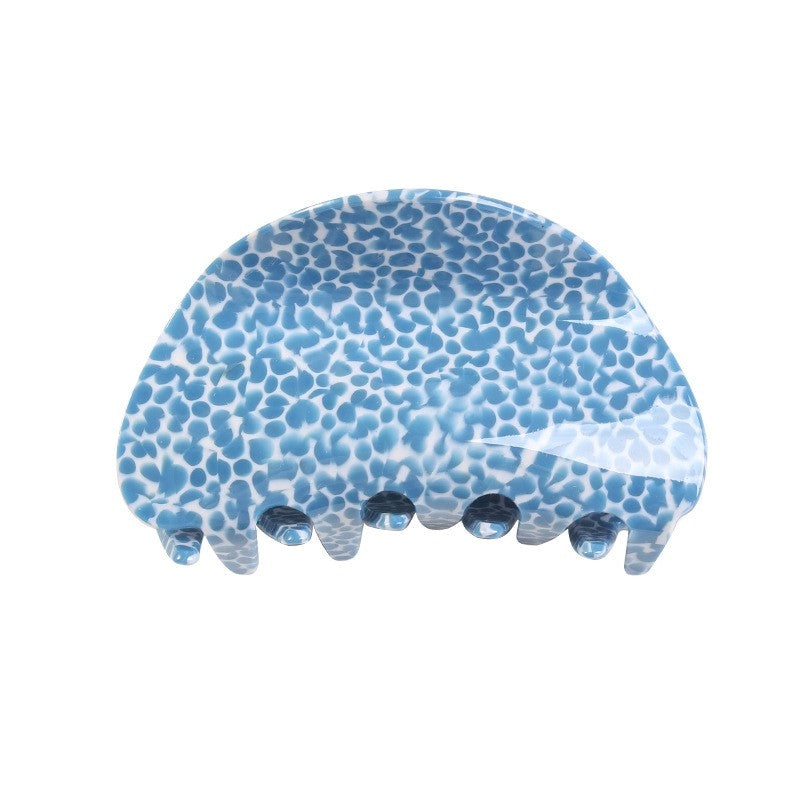 Vintage Dotted Leopard Hair Claw Clip