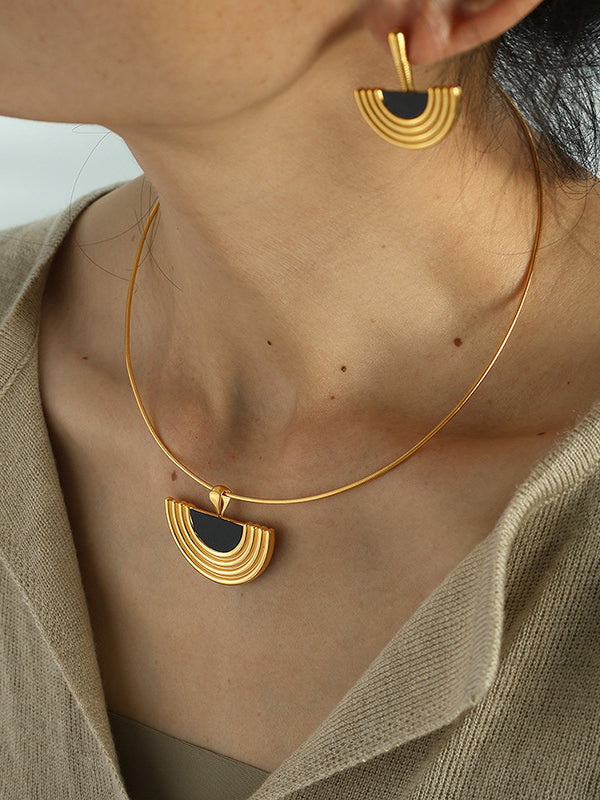 Geometric Earrings Accessories Necklaces Accessories