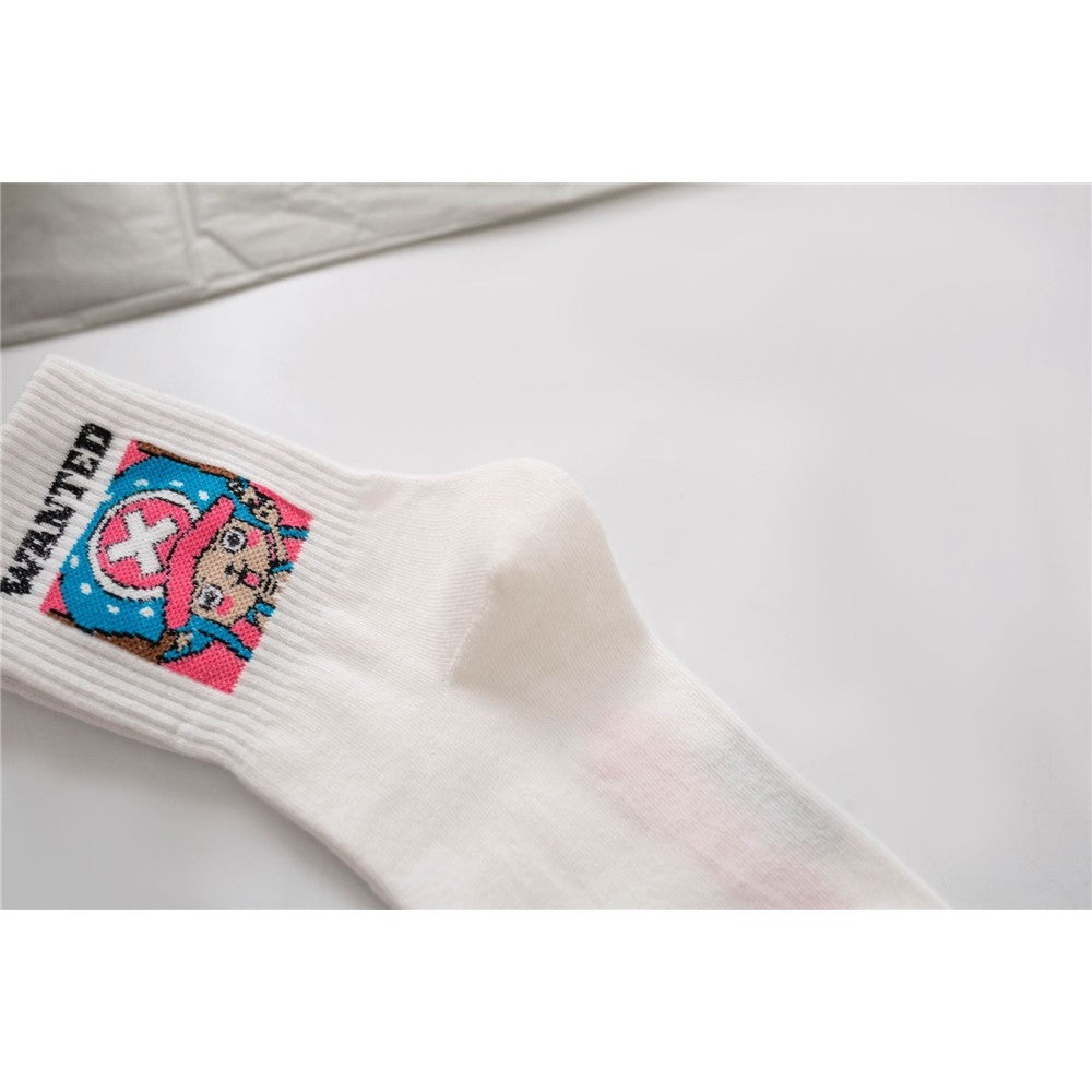 Cute Cartoon Unisex Cotton Sports Socks