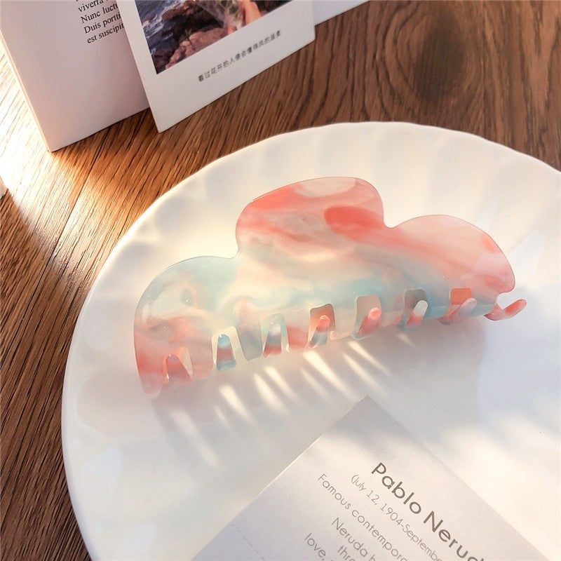 Acrylic Sweet Gradient Hair Claw Clip
