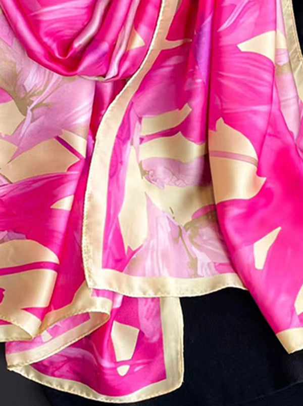 Flower Print Shawl&Scarf