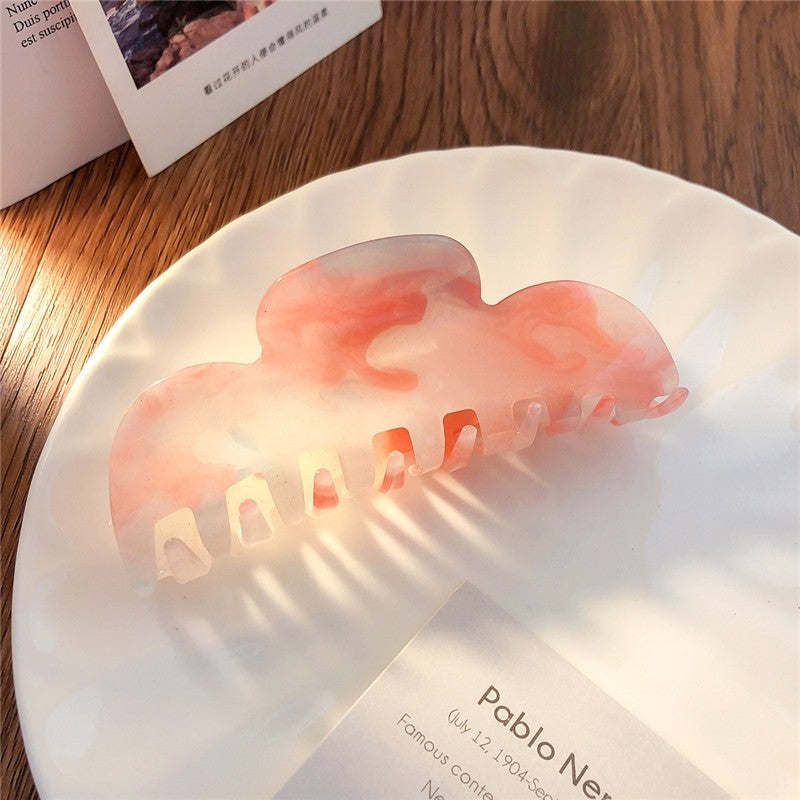 Acrylic Sweet Gradient Hair Claw Clip