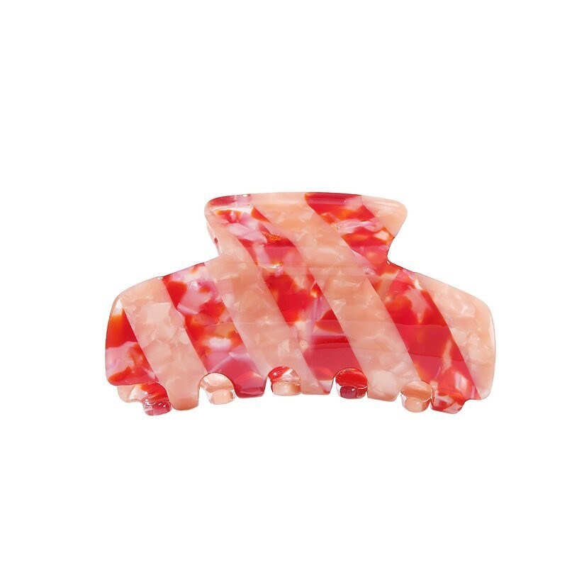 Stripes Marbled Hair Claw Clip