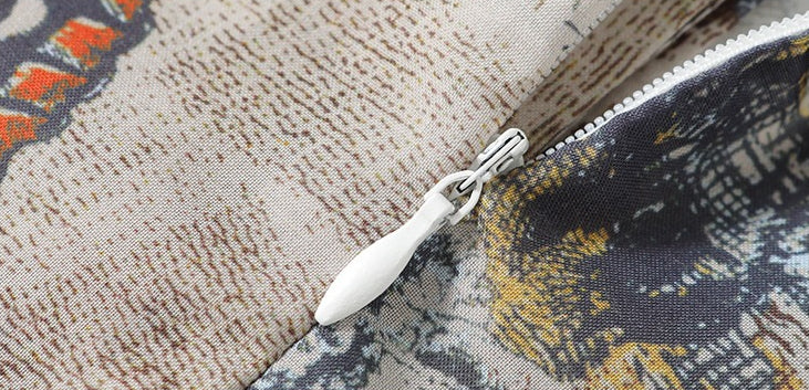 Women's Summer Dress – Slim Fit, Mid-Length, Short Sleeve,