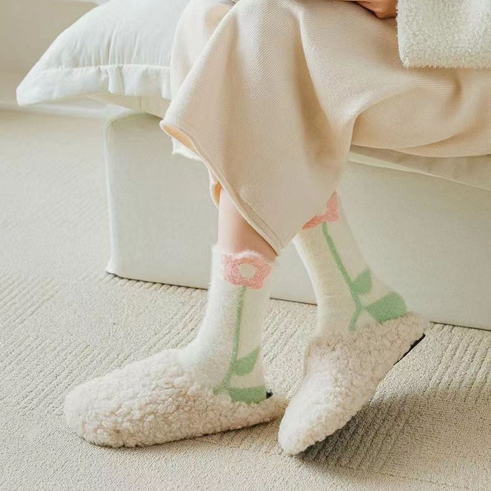 Warm Soft Fluffy Thickened Fleece Socks