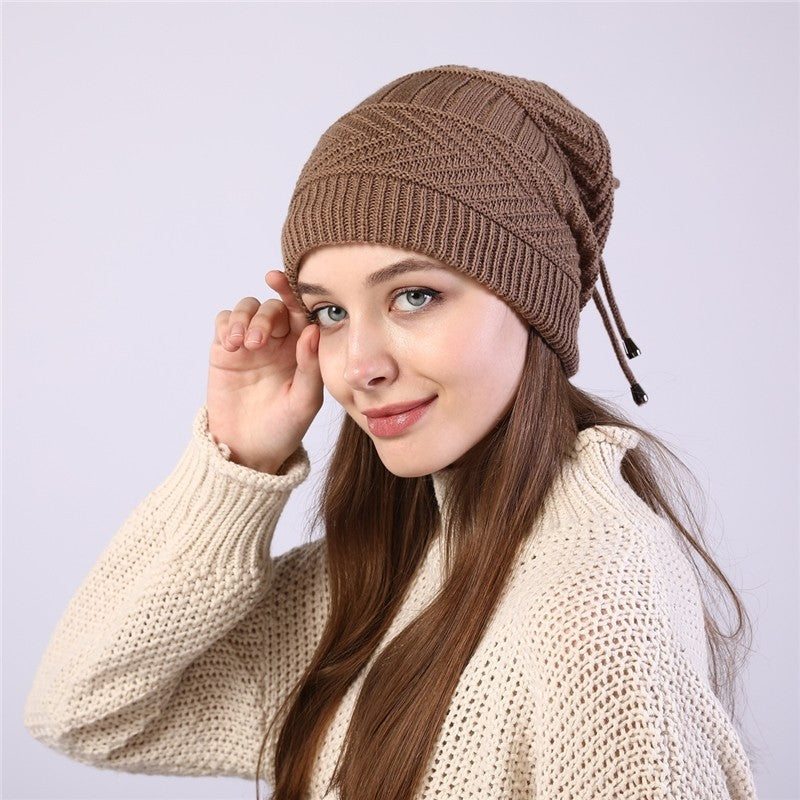 Dual Purpose Knitted Neck Warmer Beanie