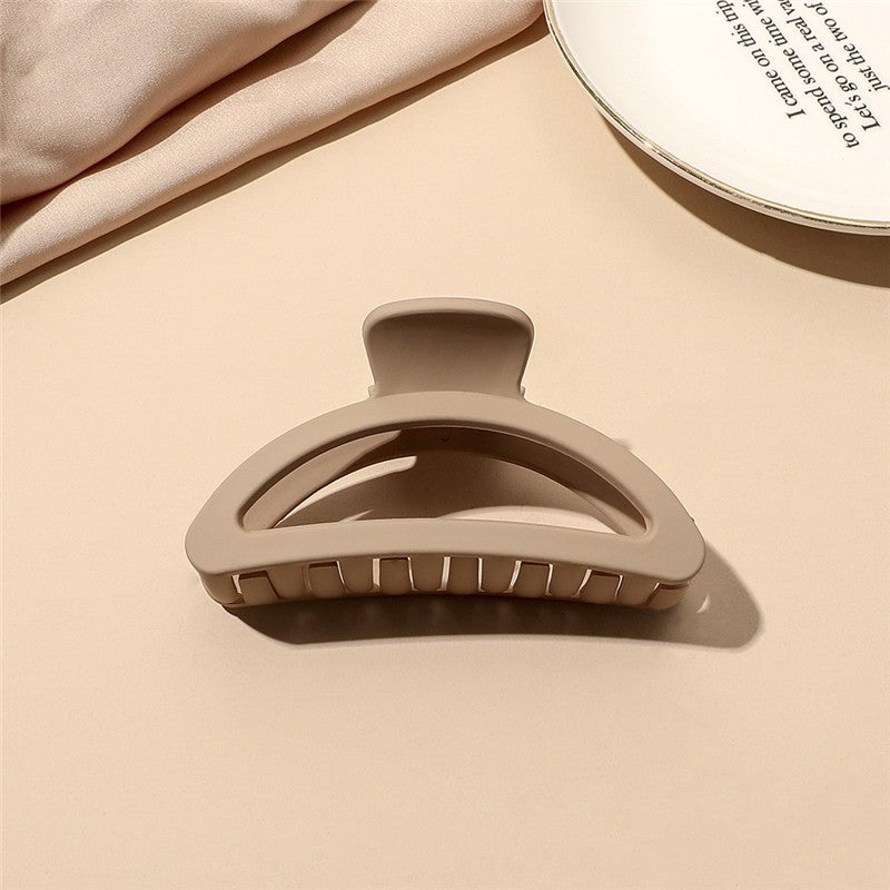 Fashion Solid Matte Hair Claw Clip