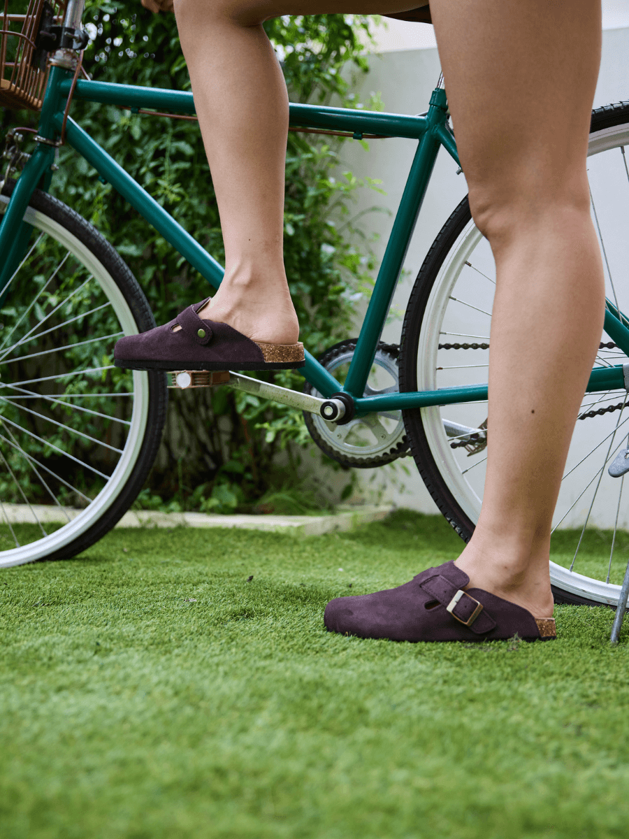 Cruise Anywhere Suede Clog - Chocolate
