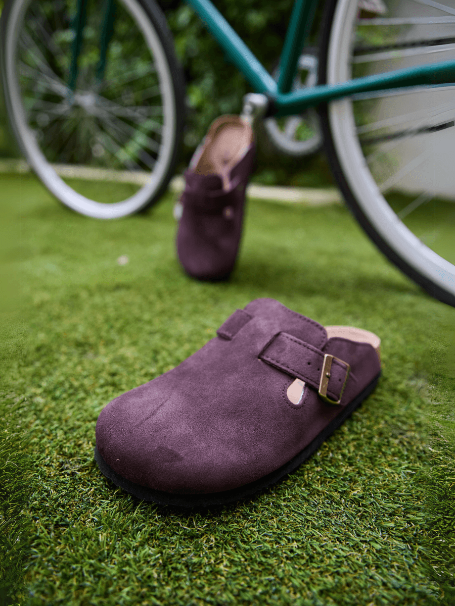 Cruise Anywhere Suede Clog - Chocolate