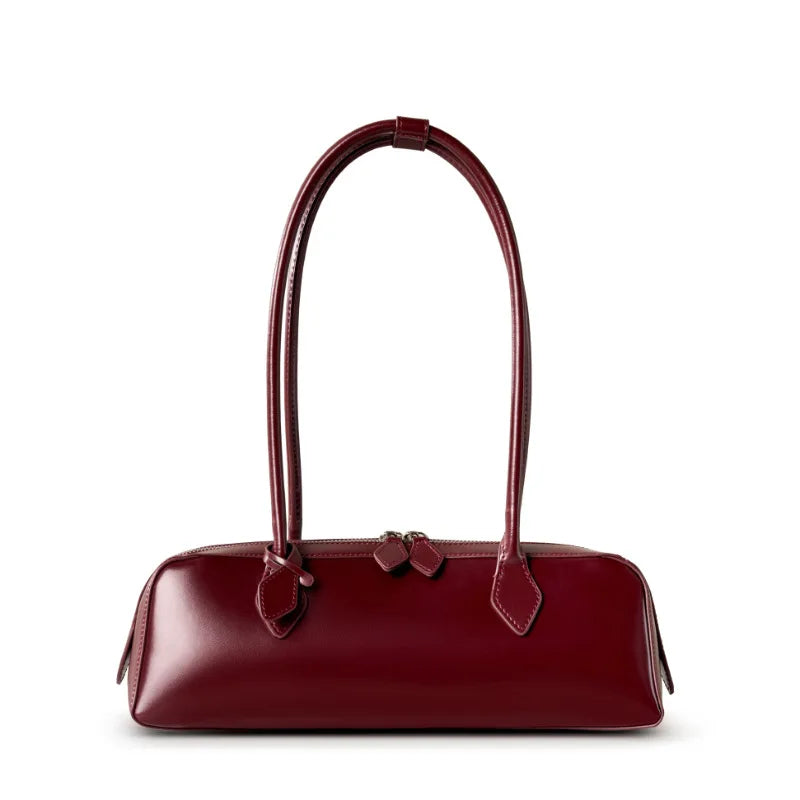 Luxury Vintage Genuine Leather Bag - Korean Design Shoulder Handbags