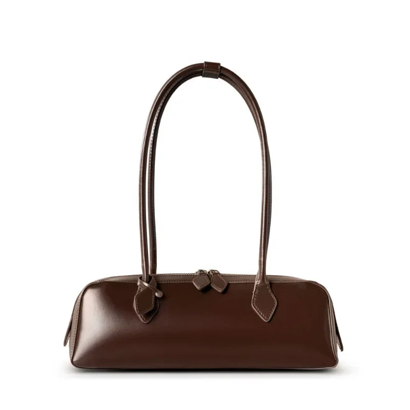 Luxury Vintage Genuine Leather Bag - Korean Design Shoulder Handbags