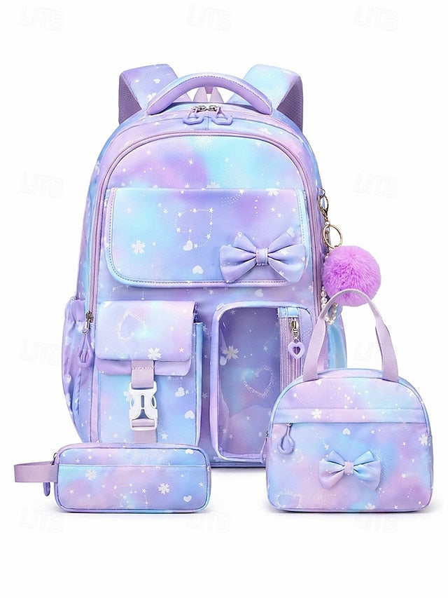 Girls' 3-Piece School Backpack Set