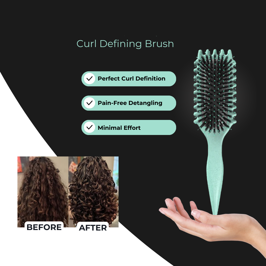 The CurlDefine Hairbrush - Defined Curls, Zero Frizz, + 50% OFF