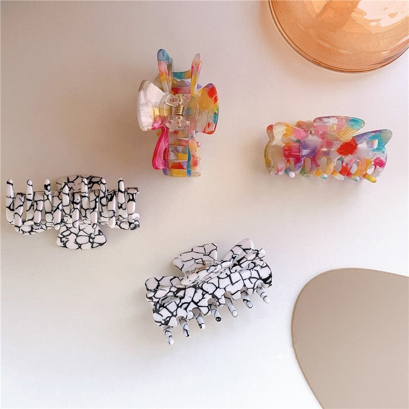 Colorful Non-Slip Medium Hair Claw Clip