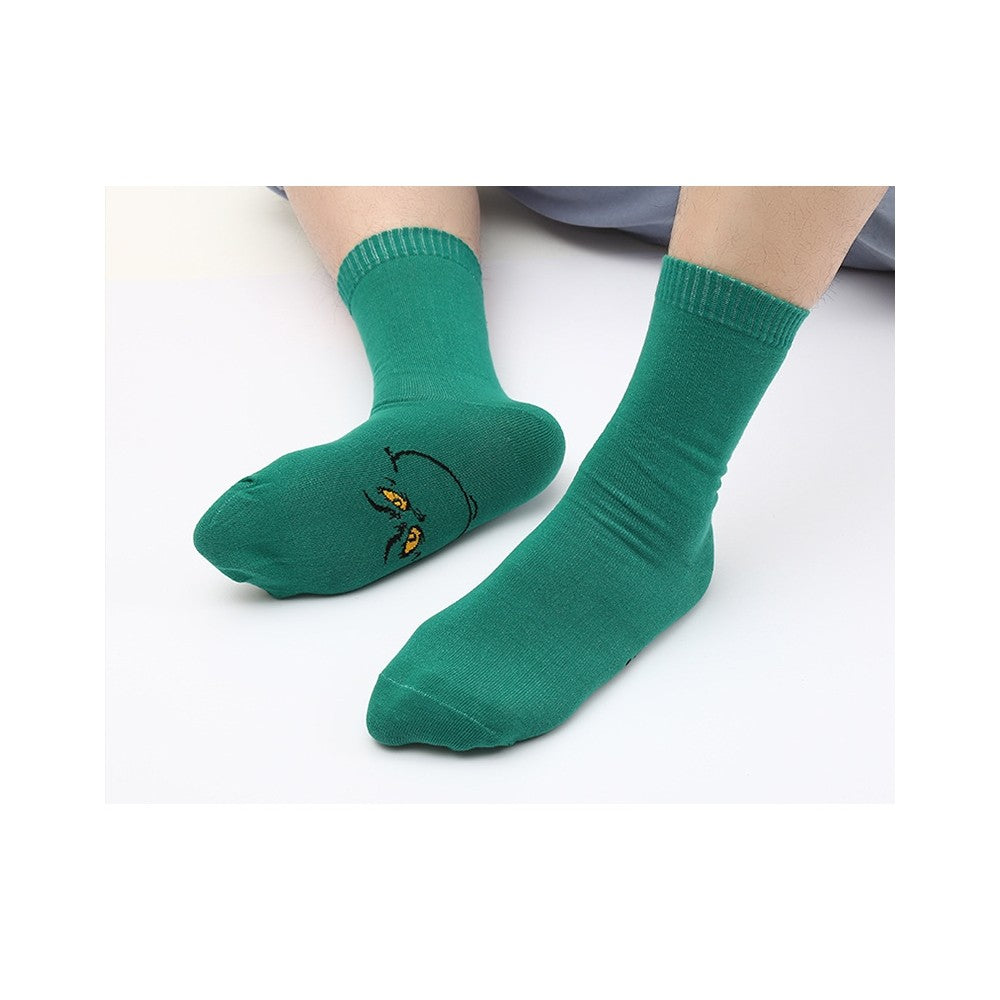 Unisex Cotton Printed Breathable Sports Socks