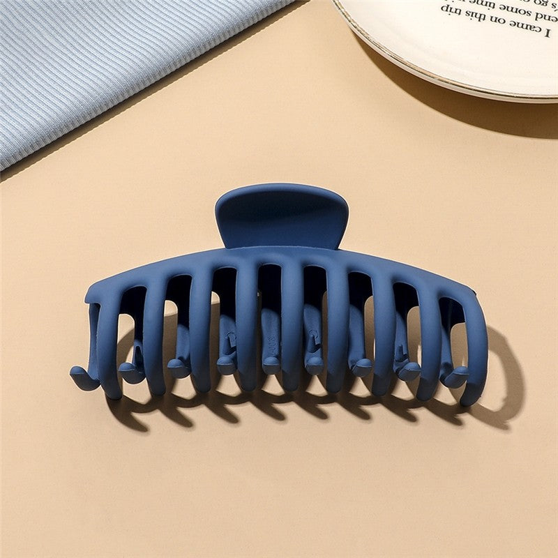 Matte Blue Multi Shape Claw Clip