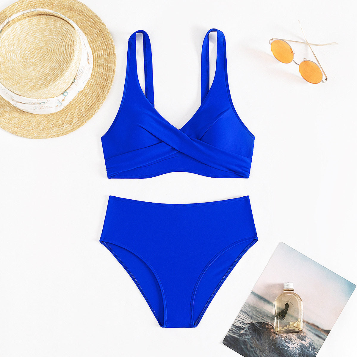 New Cross-Front Bikini Set For Women, One-Drop Shipping