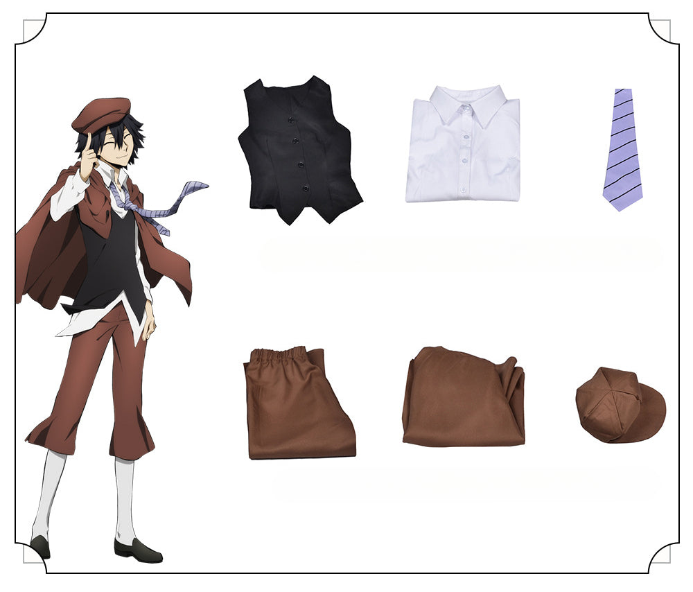 Bungo Stray Dogs Cosplay Costume – Dazai & Chuuya Outfits